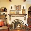 spanish style fireplace