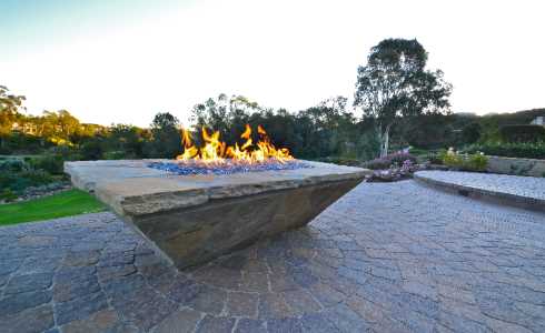 stone fire pit designs