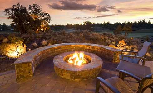 stone fire pit designs