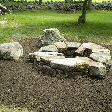 stone fire pit designs