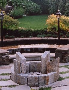 stone fire pit designs