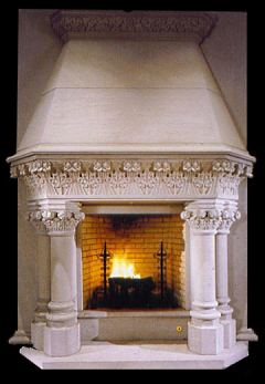 stone fireplace design