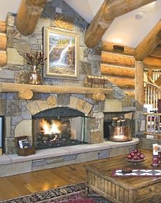 stone fireplace designs pictures