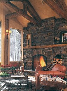 stone fireplace designs pictures