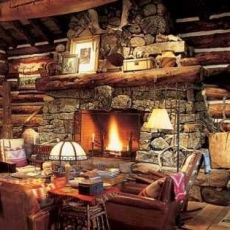 stone fireplace designs