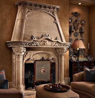 stone fireplace designs