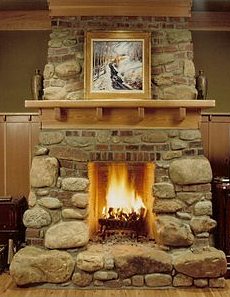 stone fireplace designs