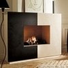 contemporary fireplace