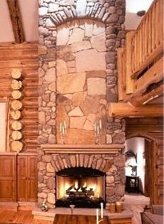 stone fireplace images