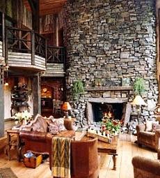 stone fireplace images