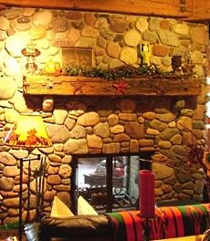 stone fireplace hearth