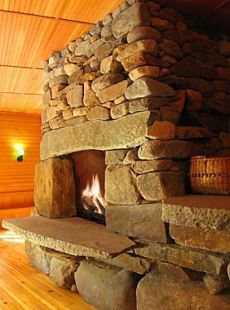 stone fireplace hearth