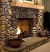 stone fireplace images