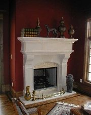 stone fireplace mantels