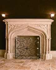 stone fireplace mantels