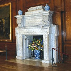 stone fireplace mantle