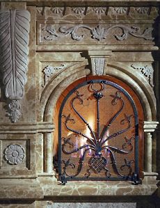 stone fireplace mantle