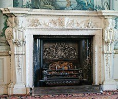 stone fireplace mantle