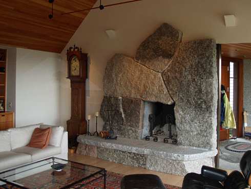 stone fireplace picture