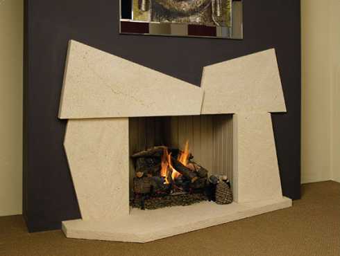 stone fireplace picture