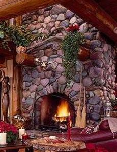 stone fireplace pictures