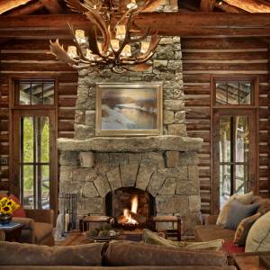 stone fireplace pictures