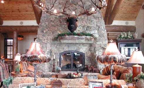 stone fireplace pictures