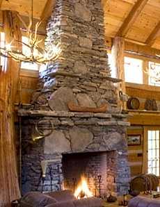 stone fireplace pictures