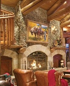 stone fireplace pictures