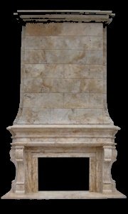 stone fireplace surround