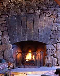 stone fireplaces pictures