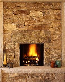 stone fireplaces