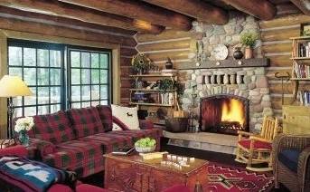 stone masonry fireplace