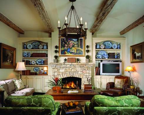 stone fireplace design