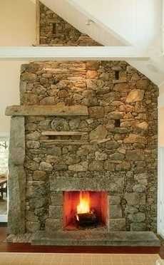 stone fireplace pictures