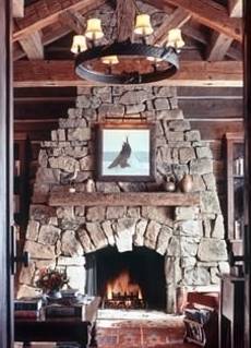 stone fireplace pictures