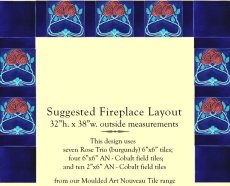 tile fireplace