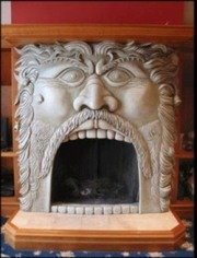 unique fireplace design