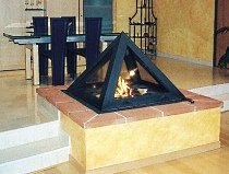 unique fireplace design