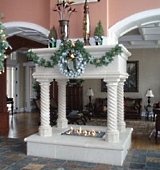 unique stone fireplaces