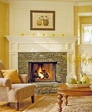 wood fireplace mantels