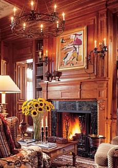 wood fireplace mantels