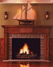 wood fireplace mantels