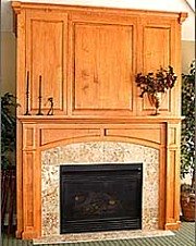 wood fireplace mantels