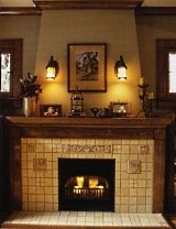 wood mantels and shelves